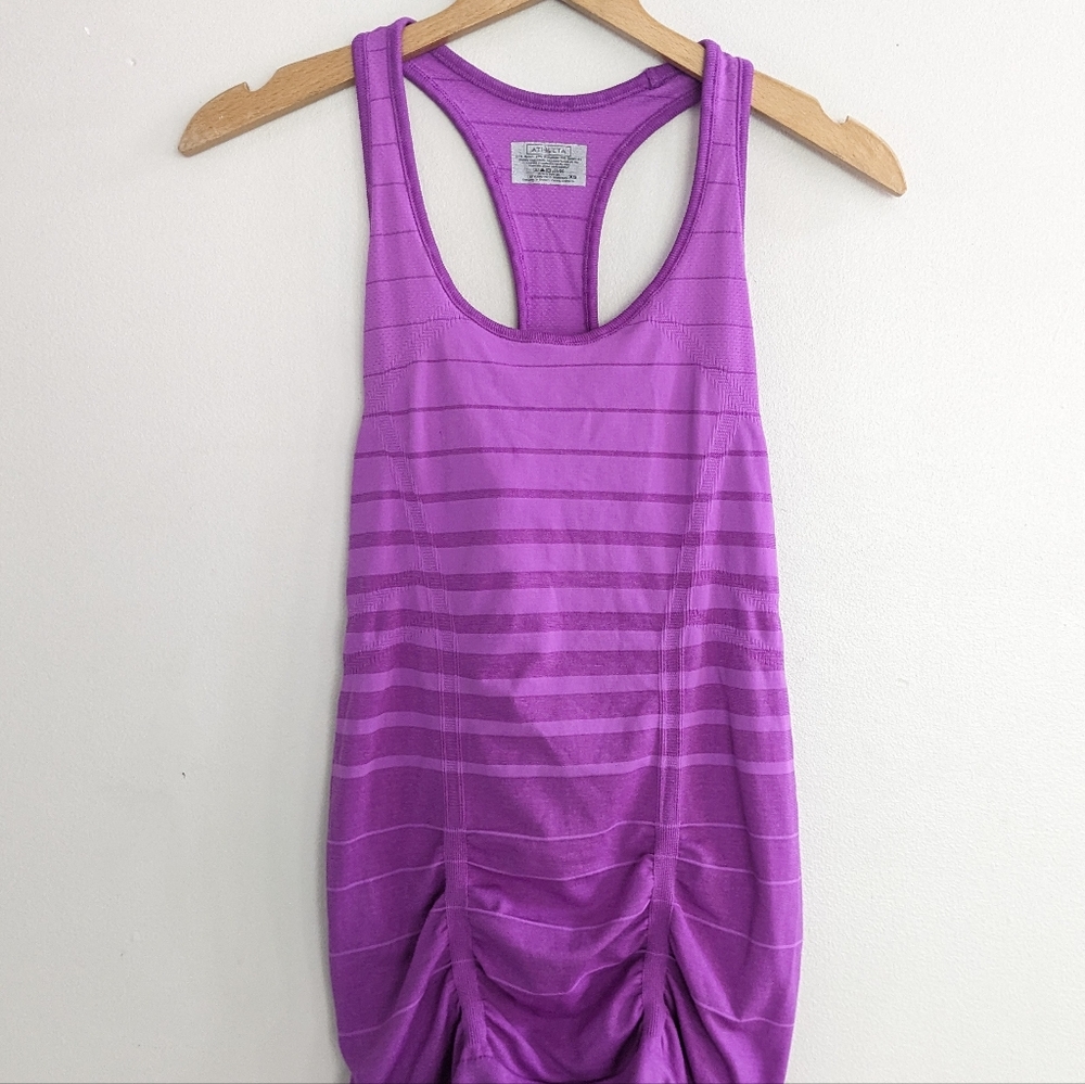 Athleta Fastest Track Tank Top, Racerback, Purple, Size XS